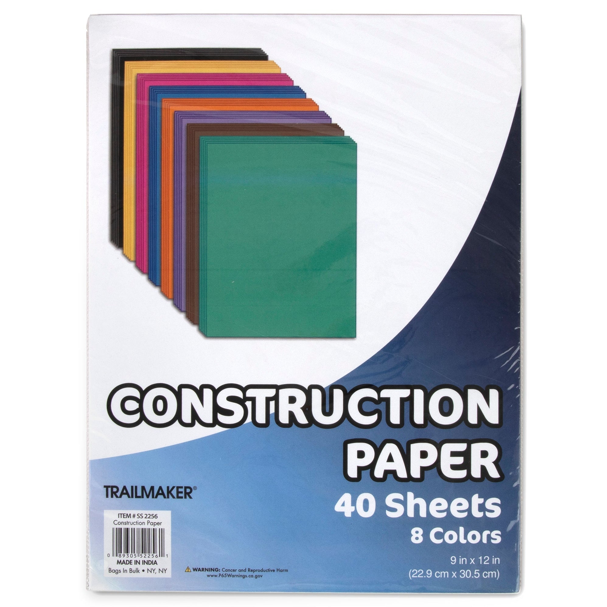 Construction Paper Packets 50-pack Bulk Construction Paper, 48-Sheets, Assorted Colors ...
