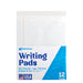 Letter Size Writing Pad Wide Ruled - 50 Sheets - BagsInBulk.com