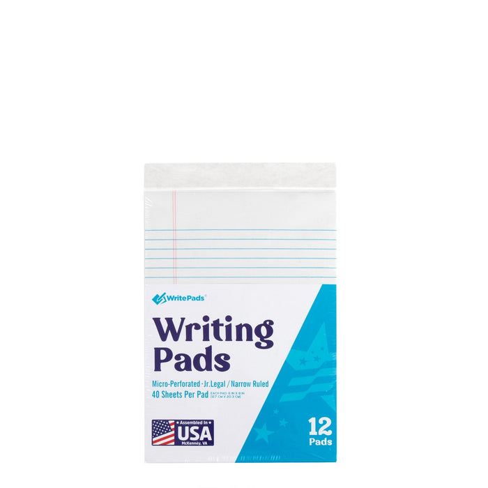 Jr. Legal Writing Pad College Ruled - 40 Sheets - BagsInBulk.com