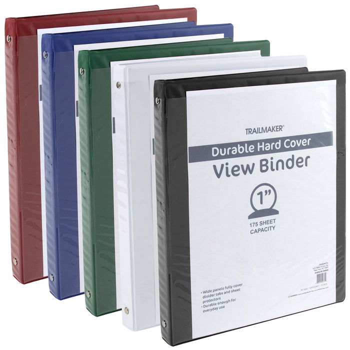 1 Inch Hard Cover Binders - BagsInBulk.com