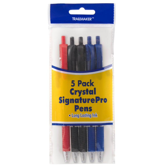 Bulk 5-Pack Crystal Signature Pro Pen - 5 Pack - BagsInBulk.com