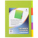 Tab Index Plastic Dividers 5-pack (Copy) - BagsInBulk.com