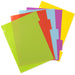 Tab Index Plastic Dividers 5-pack - BagsInBulk.com