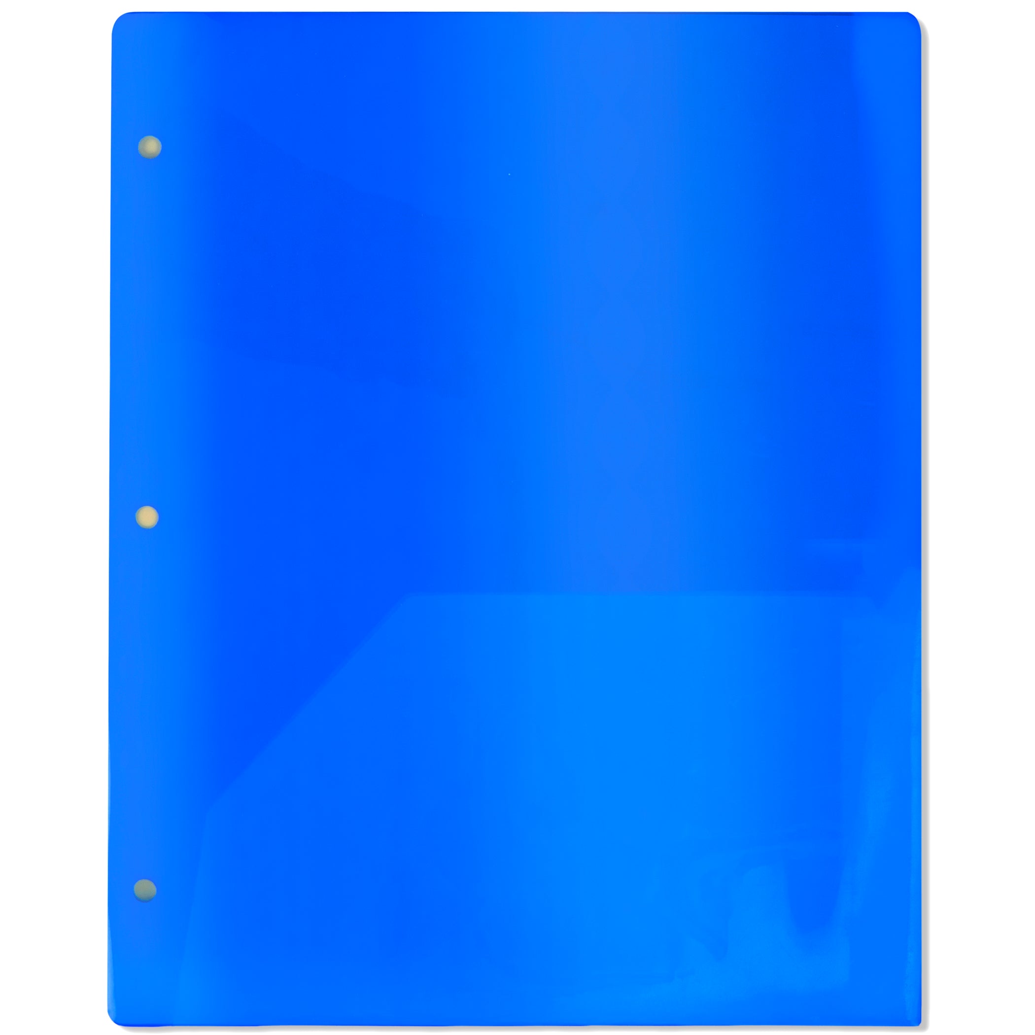 100-pack Bulk Translucent 2-Pocket Poly Folders — BagsInBulk.com