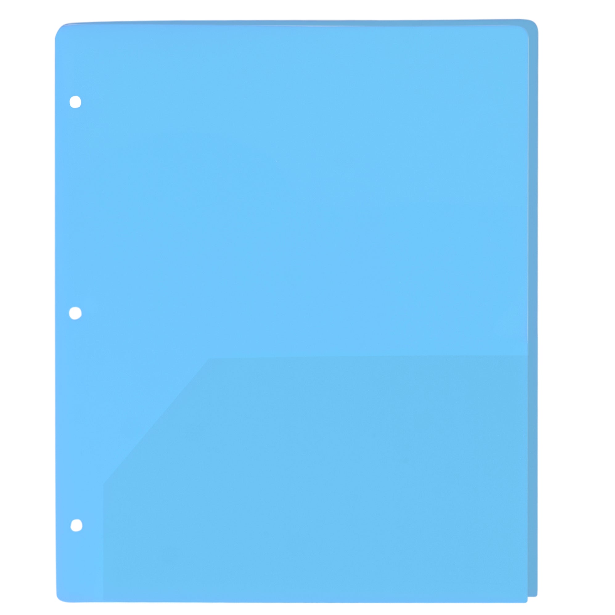 100-pack Bulk Translucent 2-Pocket Poly Folders — BagsInBulk.com