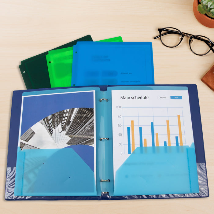Translucent Matte 2-Pocket Poly Folders