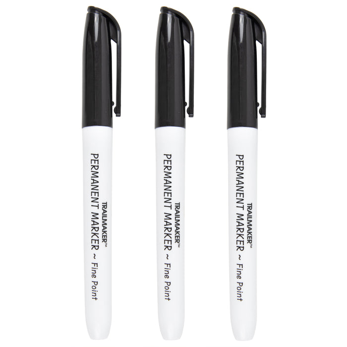 Bulk Trailmaker Fine Tip Permanent Markers - 3 Pack