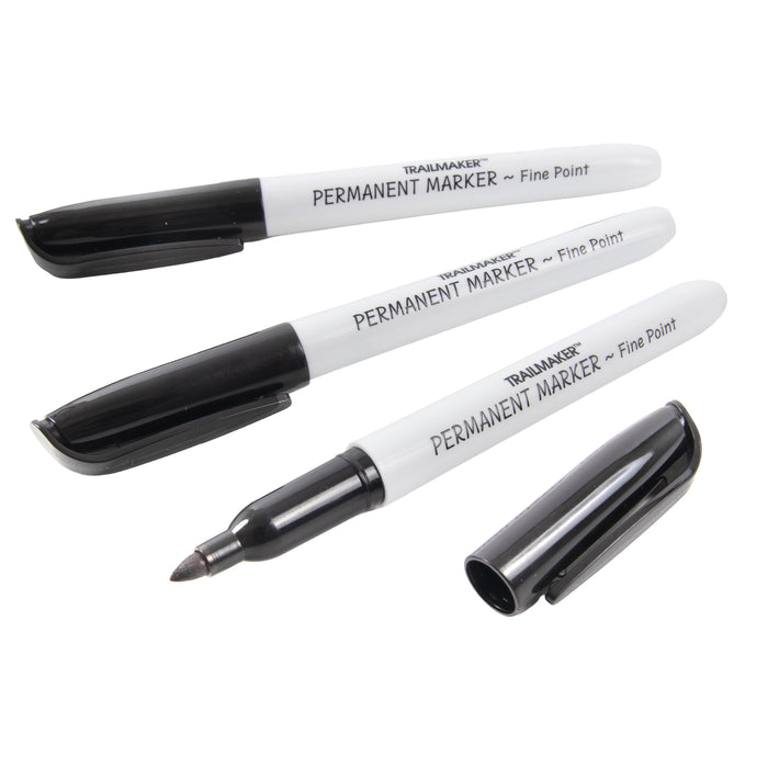 Bulk Trailmaker Fine Tip Permanent Markers - 3 Pack
