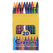 Wholesale 20 Pack of Crayons - 