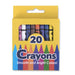 Wholesale 20 Pack of Crayons - 