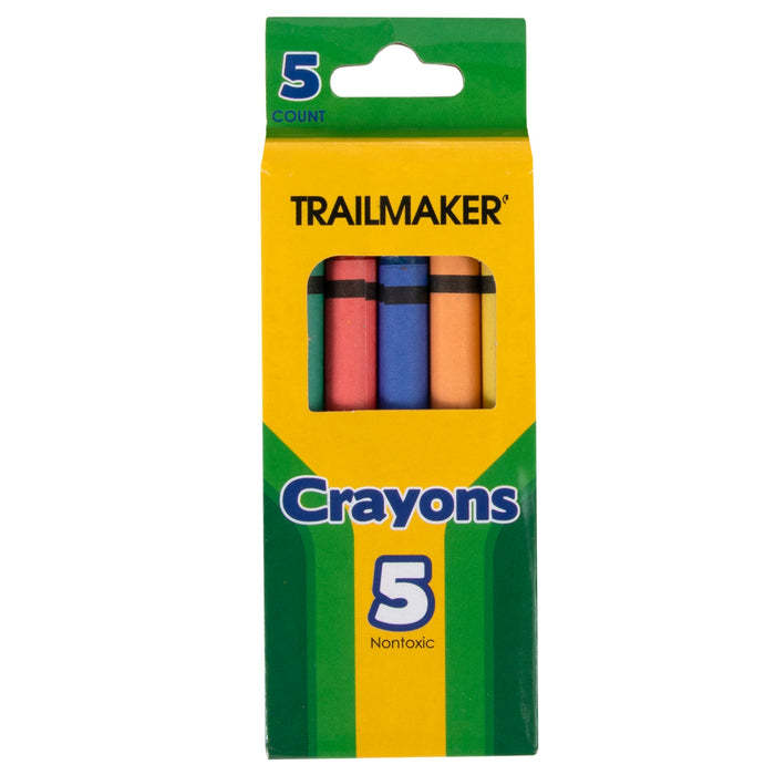 Wholesale Crayons - 5 Pack - BagsInBulk.com