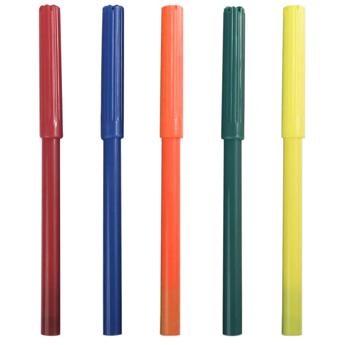 Wholesale Markers 5-pack - Assorted Colors - BagsInBulk.com