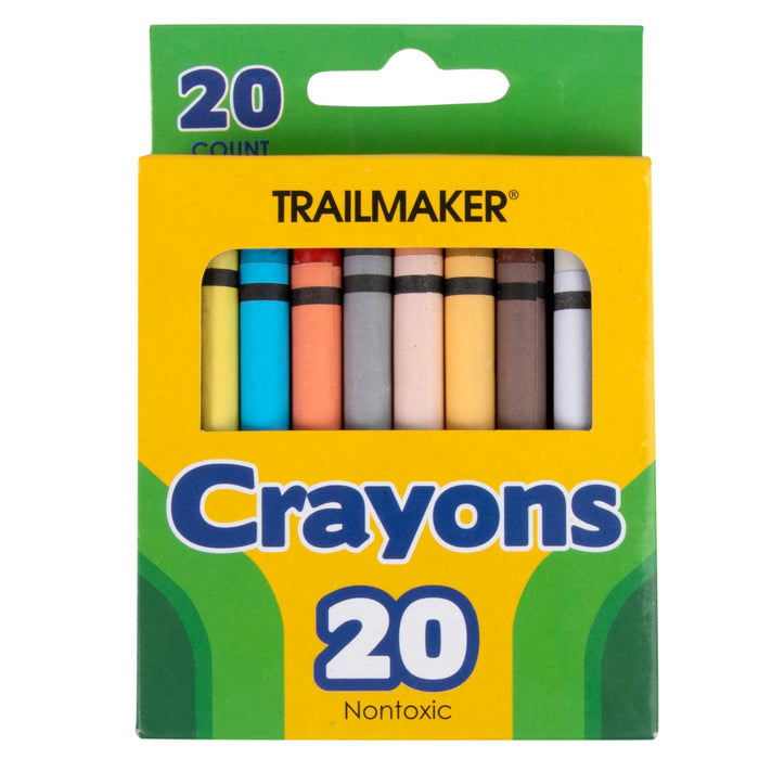 Wholesale Crayons - 20 Pack - BagsInBulk.com