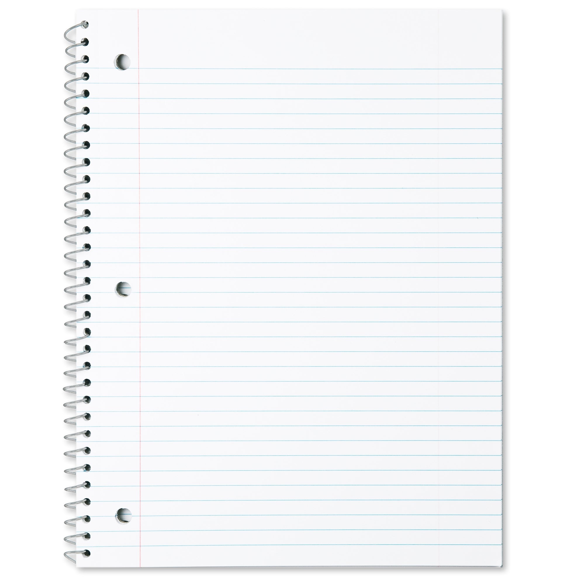 50-pack Bulk 1-Subject Spiral Notebooks, Wide Ruled, 70 Sheets ...