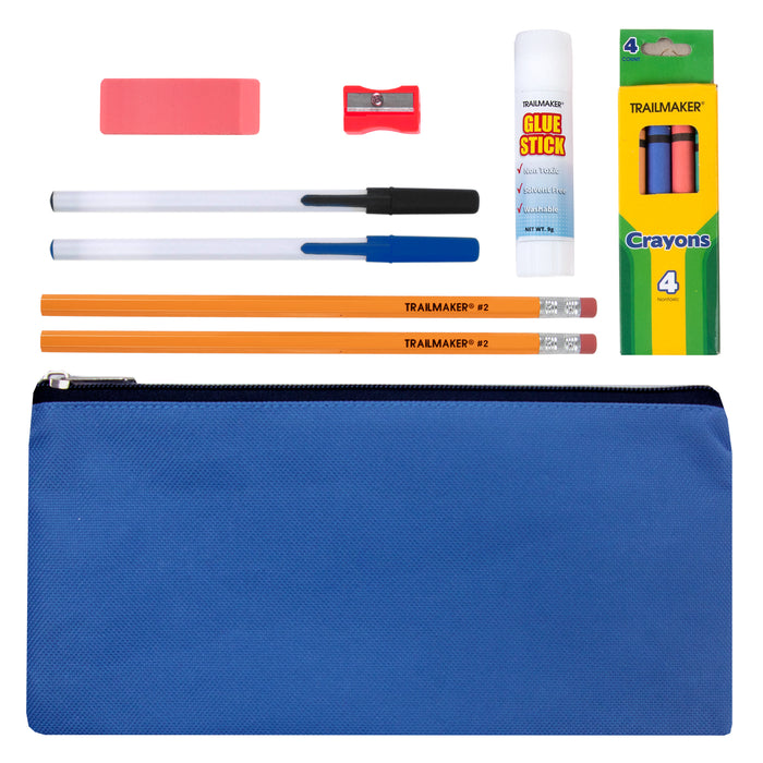 12 Piece School Supply Kit - BagsInBulk.com