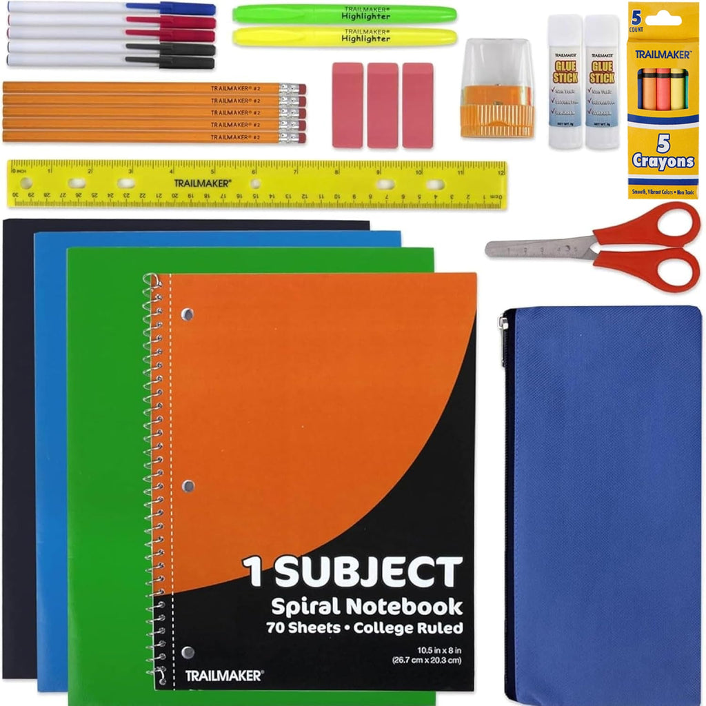 52 Piece School Supplies Kit For K-12 Students - | Ubuy