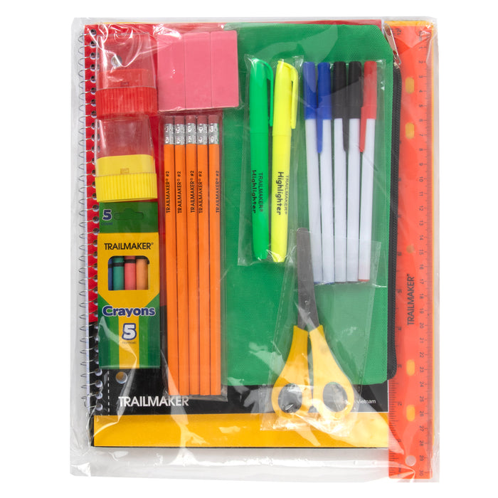 30 Piece School Supply Kit - BagsInBulk.com