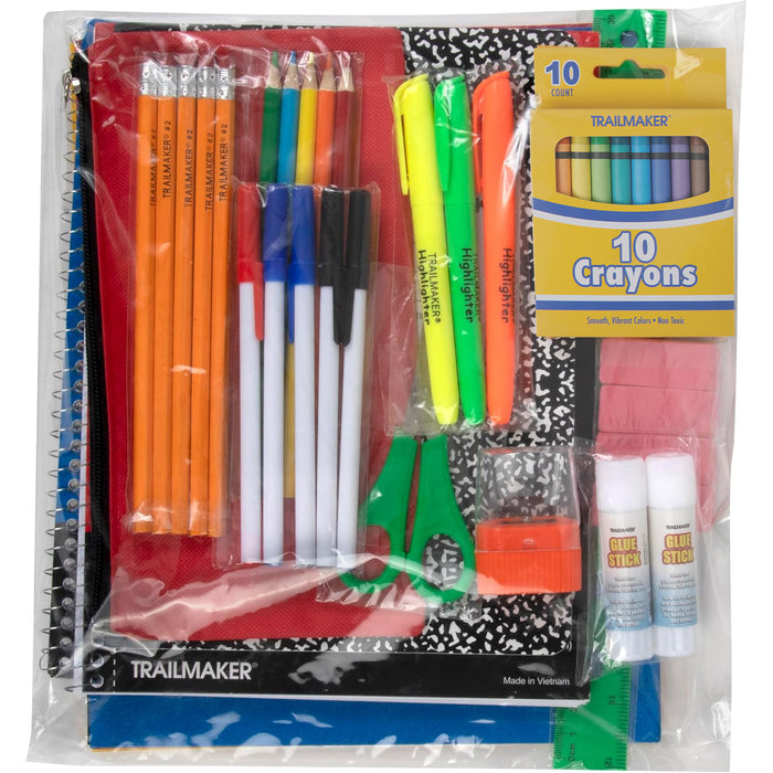 45 Piece School Supply Kit - BagsInBulk.com