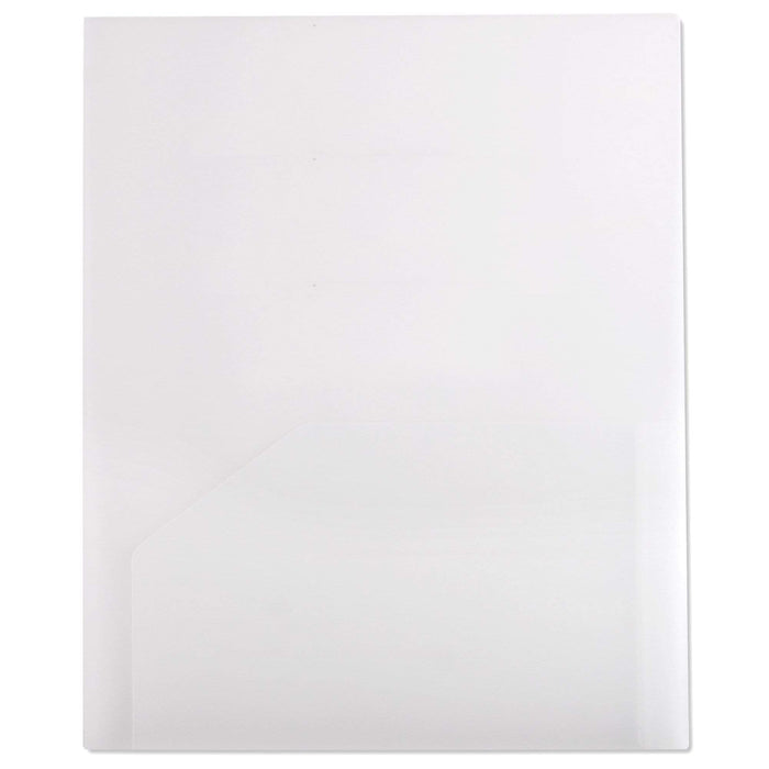 Wholesale Heavy Duty Plastic Folder - 5 Color Assortment - 