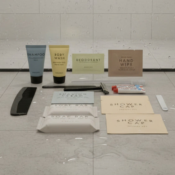 15-Piece Classic Travel Hygiene Kit