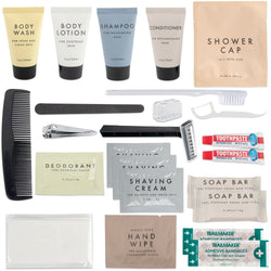 Premium Essentials 25 Piece Hygiene Kit - BagsInBulk.com