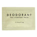 Deodorant Pack - Single Use - BagsInBulk.com