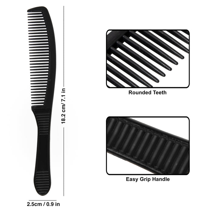 Black Comb With Easy Grip Handle