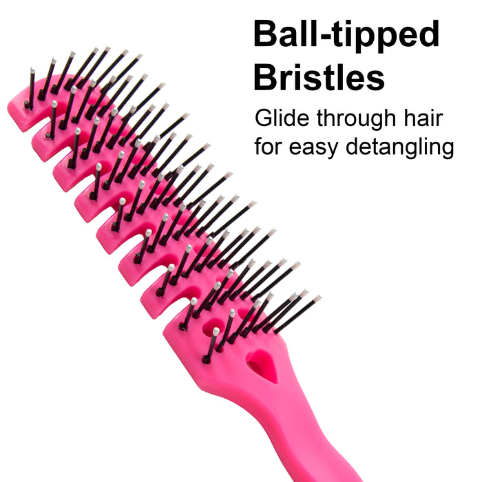 Detangling Hair Brush - Pink