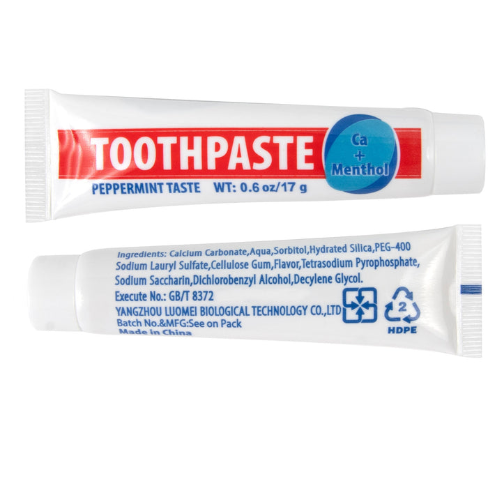 Peppermint Toothpaste - 0.60 ounces (17 grams) - BagsInBulk.com