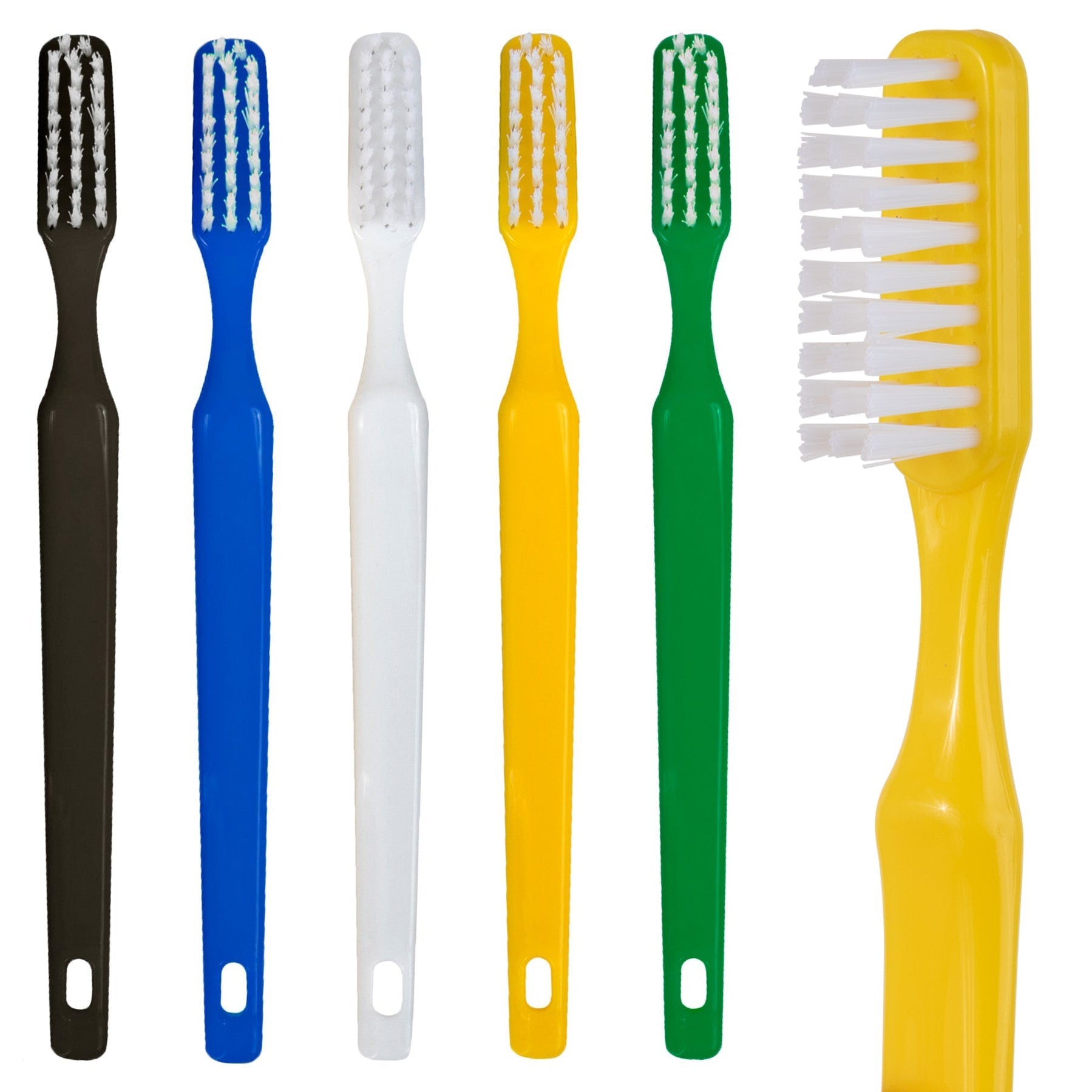 100-pack Bulk Toothbrush, Assorted Colors - Ideal for Donating ...