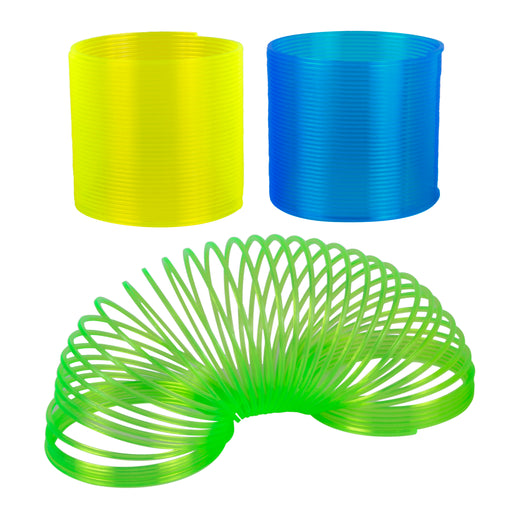 Plastic Spring Toy - Assorted Colors - BagsInBulk.com