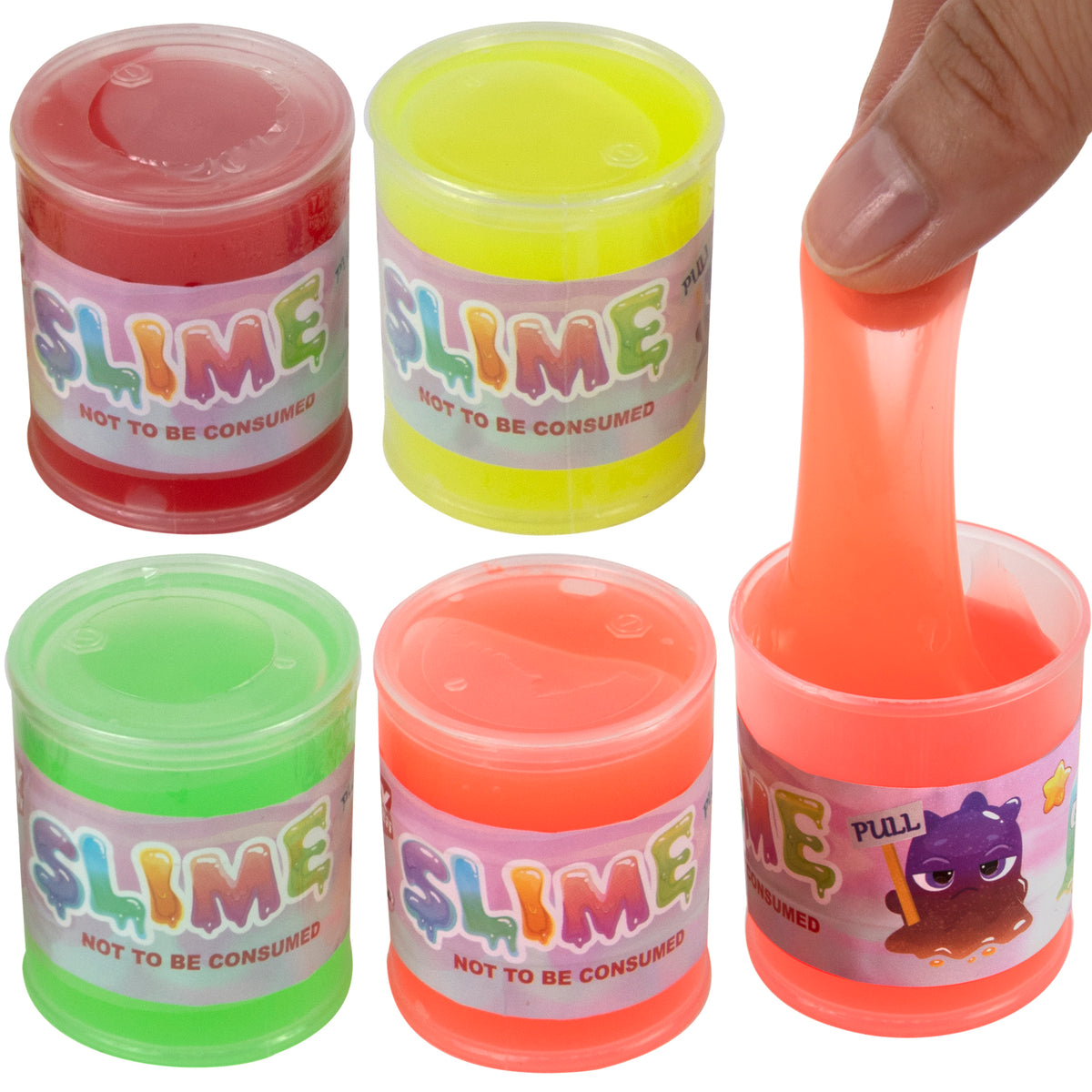 Bright Slime Large - Assorted Colors — BagsInBulk.com