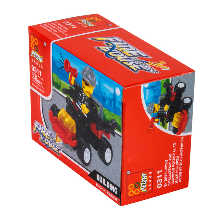MIcro Blocks Fire & Rescue Assorted Vehicles - BagsInBulk.com