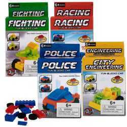 MIcro Blocks Assorted Vehicles - BagsInBulk.com