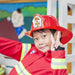 Red Plastic Firefighter Party Hats Toy - BagsInBulk.com