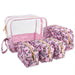 Clear Cosmetic Travel Case Carry All Set - Butterfly Print - BagsInBulk.com