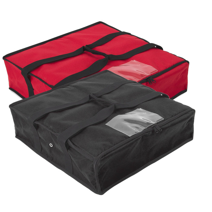 Trailmaker Insulated Pizza Carrier with Handle With Clear Pocket