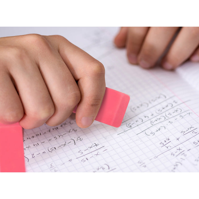 Pink Eraser 3-Pack - BagsInBulk.com