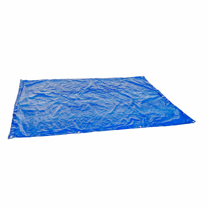 thumbnail image 2 of Fabric Tape Small Tarps 6x8 Tarps Heavy Duty Waterproof 10x12 Raindeway Tarps Multipurpose Waterproof Poly Tarp Cover With Metal Grommets And Reinforced Edges Silver Blue Tarp 5 5 Mil Thick Small Tarps 2 of 9