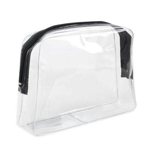 Wholesale Clear Travel Cosmetic Toiletry Bag - BagsInBulk.com