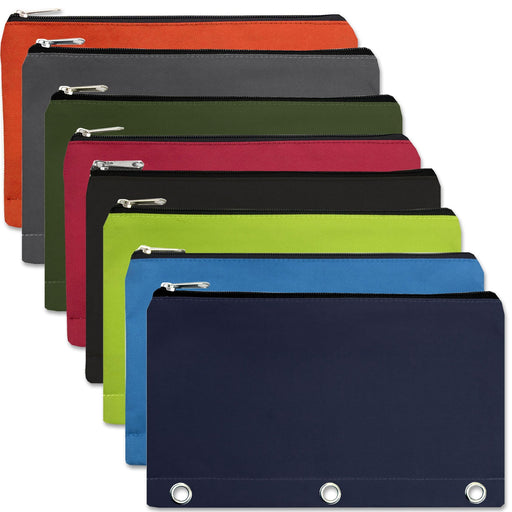 3-Ring Binder Pencil Pouch - Assorted Colors - 