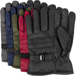 Adult Winter Gloves - 5 Assorted Colors - 