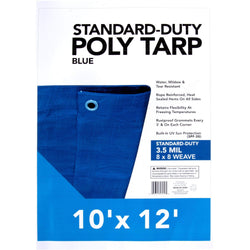 Wholesale Blue Tarps - 10' X 12' - 