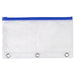 Wholesale 3 Ring Binder Clear Pencil Case - Assorted - 