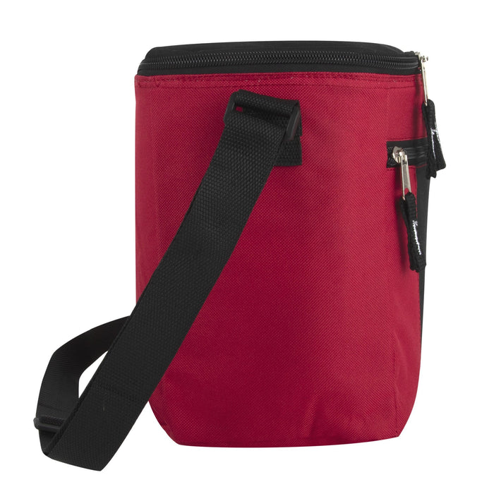Wholesale Fridge Pak 12 Can Cooler Bag With Front Zippered Pocket - 