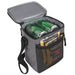 Wholesale Fridge Pak 6 Can Cooler Bag With Front Mesh Pocket - 