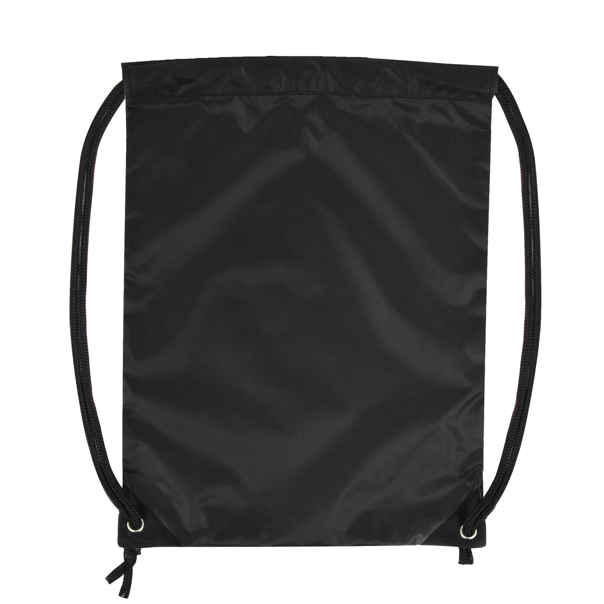 Cheap Wholesale 18 Inch Basic Black Drawstring Bag In Bulk 