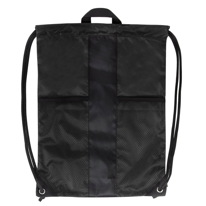 Wholesale Dual Mesh Pocket Drawstring Backpack - 5 Color - 