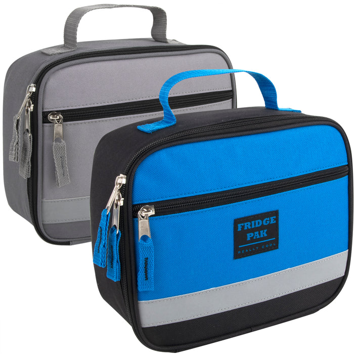 Fridge Pak Reflective Strap Lunch Bag - Assorted Colors - 