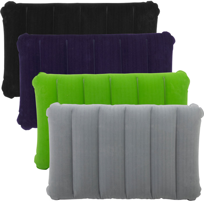Wholesale Blow Up Inflatable Pillow - Assorted Colors - 